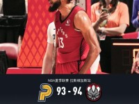 猛龙94-93步行者，格雷夫斯13+5+6，河村勇辉10分