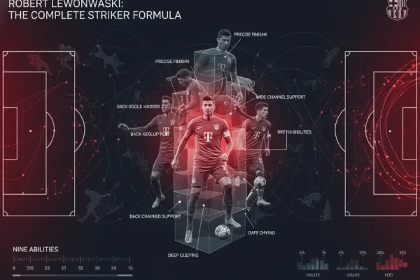 莱万多夫斯基进球能力剖析：最全面中锋的打法结构与跑位逻辑