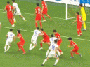海港1-1津门虎，莱昂纳多、哈达斯破门，吾米提江送点