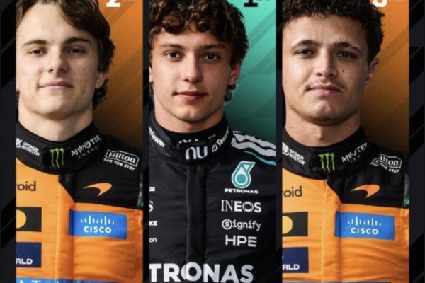 F1奥地利站二练：安东内利第一，迈凯轮二三名，博塔斯座舱着火