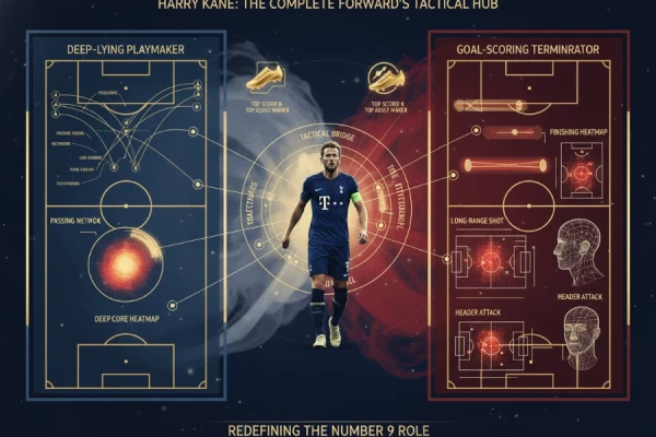 哈里·凯恩的全能型前锋定位：回撤组织到门前终结的战术价值