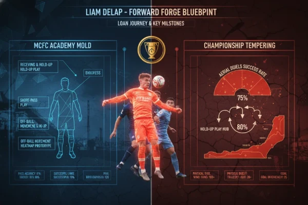 汤米·德拉普：曼城青训前锋的支点作用与英冠历练