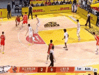 广厦101-93上海1-3挽救赛点，胡金秋16中13轰30分，布朗27+8，古德温28+8