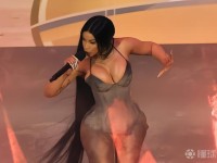 超级碗级别，知名歌手Cardi B在尼克斯主场进行半场表演