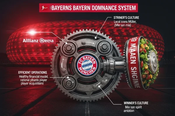 拜仁慕尼黑统治力来源：德甲霸主的运营模式与球队文化解析
