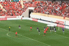 半场战报：摩洛哥2-0马达加斯加，萨伊瓦里梅开二度