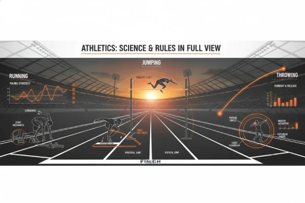 田径项目全规则与训练方式详解：跑跳投专项技术与科学训练指南