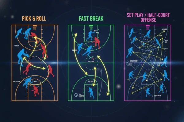 篮球进攻战术体系解析：挡拆、快攻和阵地进攻策略