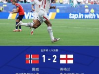 实况足球丨英格兰加时2-1逆转挪威晋级4强，贝林厄姆梅开二度