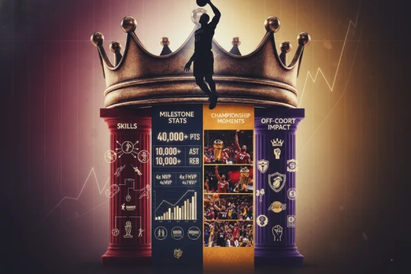 勒布朗·詹姆斯职业生涯全解析：技术特点、数据成就与影响力评估