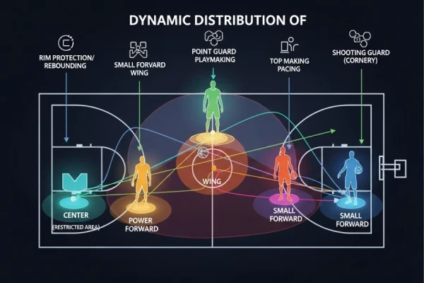篮球知识科普：篮球场上五个位置的职责与特点