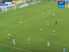半场战报：新鹏城2-0西海岸，姚均晟世界波，杨一鸣建功