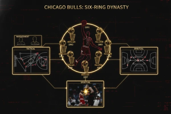芝加哥公牛队六冠王时代全解析：乔丹王朝的战术策略与管理秘诀