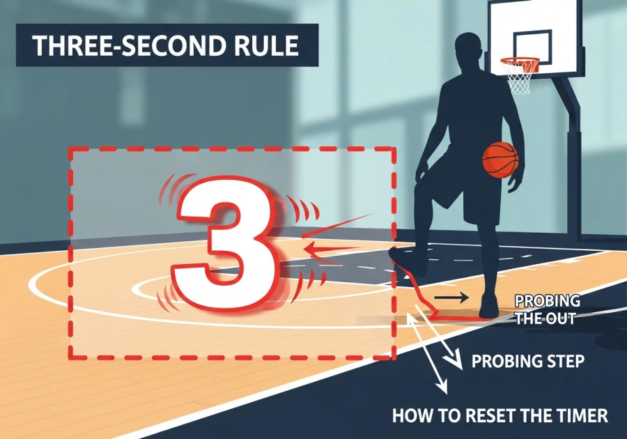 篮球三秒区规则是什么？最通俗讲解，一文搞懂！