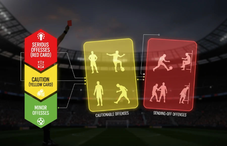 红黄牌规则全解析：哪些动作会直接被罚下？球迷必懂知识