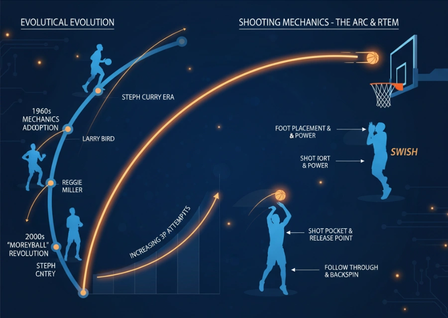 篮球三分球战术演变与高效投篮技巧全面分析