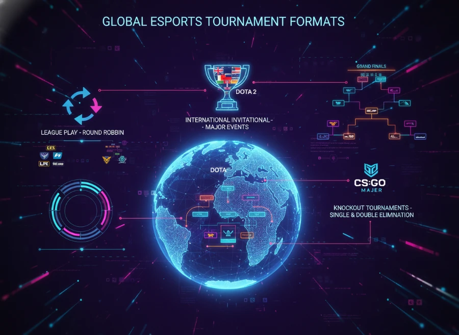 电竞赛事赛制解析:联赛、锦标赛及国际赛事对比 电竞赛事赛制解析:联赛、锦标赛及国际赛事对比