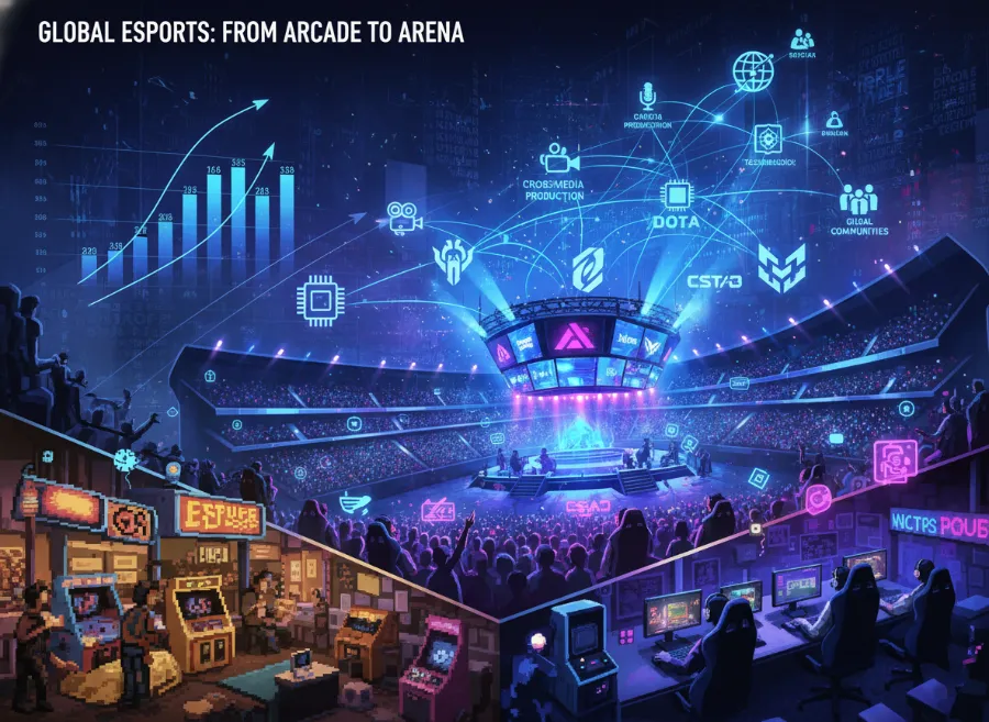 电竞行业崛起之路:全球发展史与影响力全景深度解析 电竞行业崛起之路:全球发展史与影响力全景深度解析