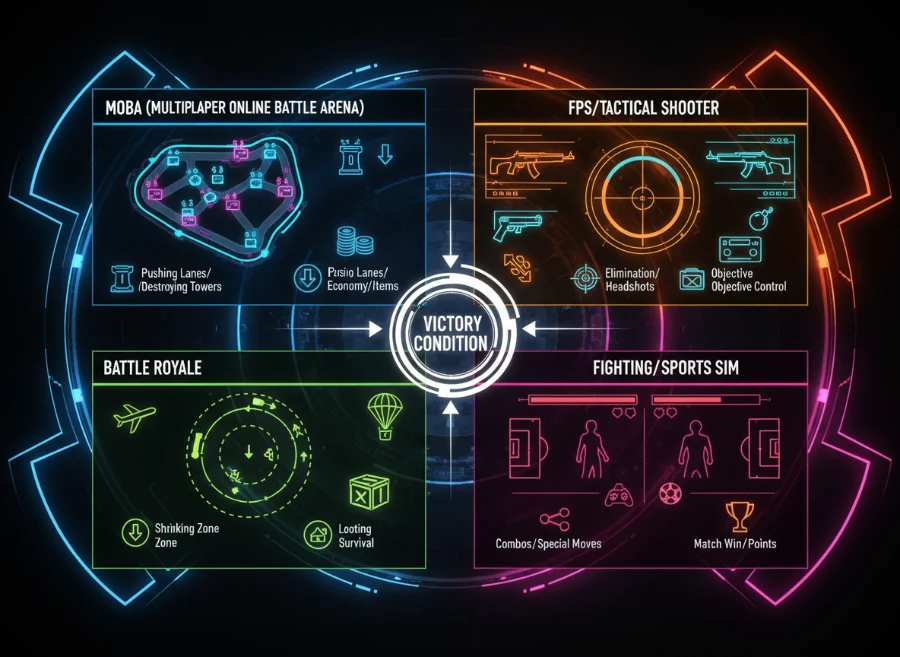 电子竞技项目类型与核心规则体系详解:从MOBA到射击类的完整指南 电子竞技项目类型与核心规则体系详解:从MOBA到射击类的完整指南
