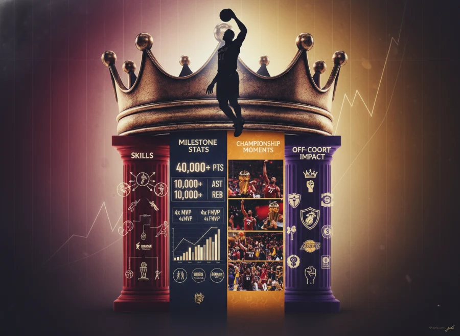 勒布朗·詹姆斯职业生涯全解析：技术特点、数据成就与影响力评估