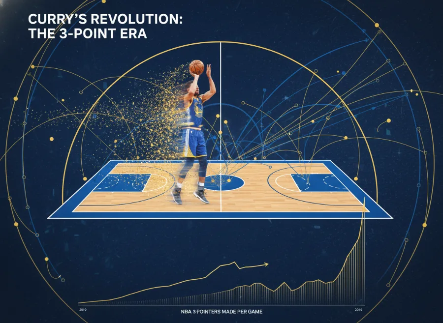 斯蒂芬·库里如何改变篮球?三分时代的开创者全方位解析 斯蒂芬·库里如何改变篮球?三分时代的开创者全方位解析