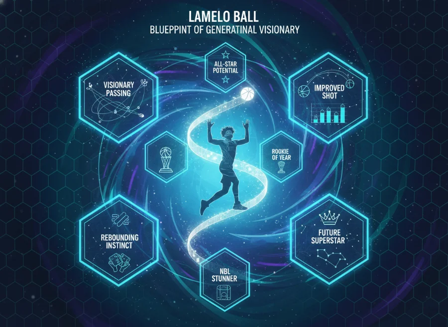 拉梅洛·鲍尔天赋型组织后卫的成长轨迹与未来预期