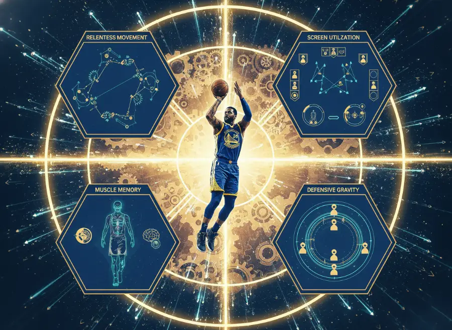 克莱·汤普森无球进攻艺术：顶级射手的跑位逻辑与战术价值