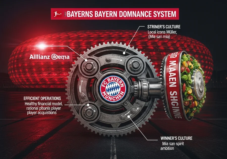 拜仁慕尼黑统治力来源：德甲霸主的运营模式与球队文化解析