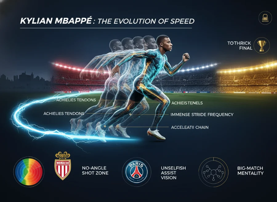 姆巴佩成长故事:速度、爆发力与现代前锋的完美模板 姆巴佩成长故事:速度、爆发力与现代前锋的完美模板