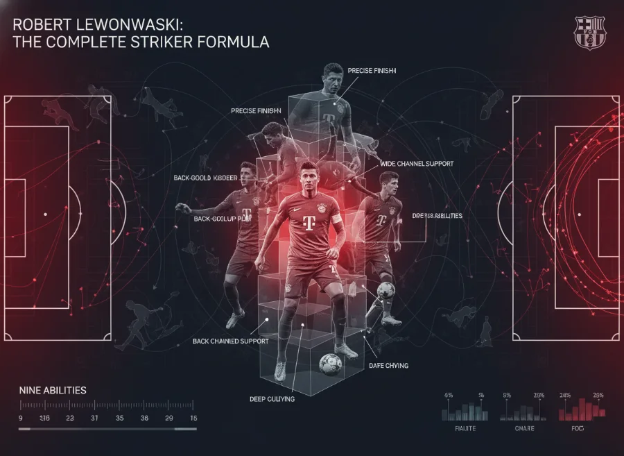 莱万多夫斯基进球能力剖析:最全面中锋的打法结构与跑位逻辑 莱万多夫斯基进球能力剖析:最全面中锋的打法结构与跑位逻辑