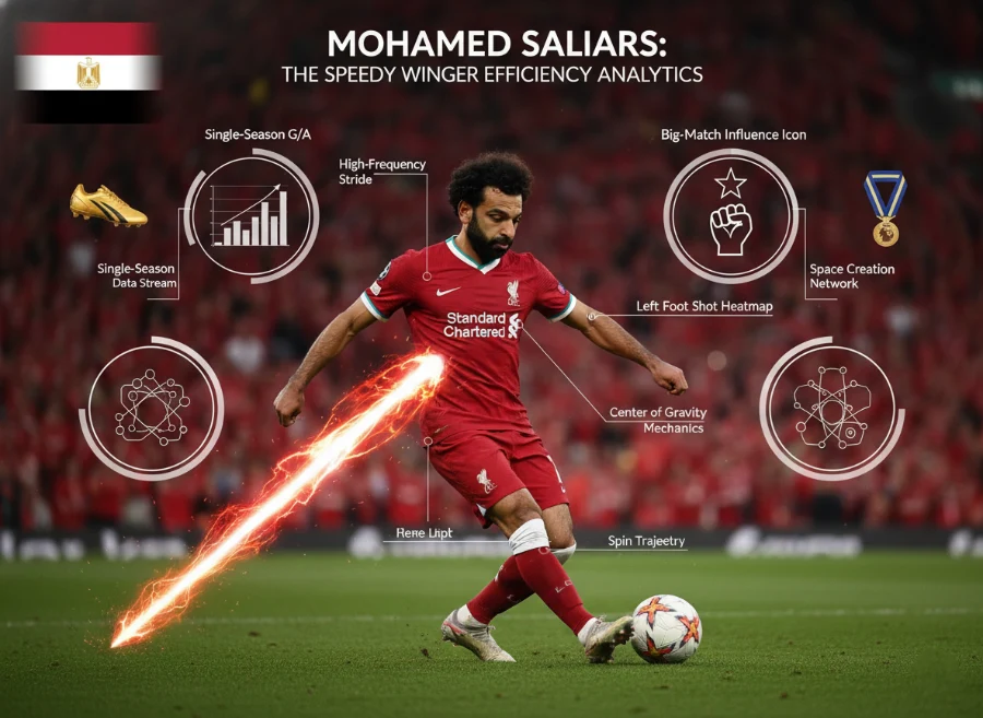 萨拉赫的速度型边锋体系:利物浦锋线核心的技术与效率分析 萨拉赫的速度型边锋体系:利物浦锋线核心的技术与效率分析