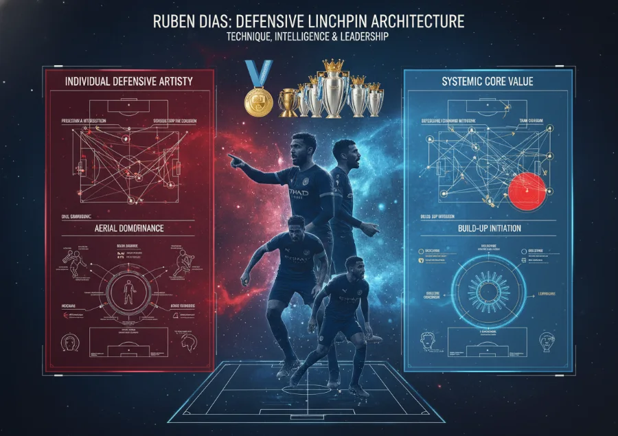 鲁本·迪亚斯中卫价值解构:曼城后防体系的稳定核心 鲁本·迪亚斯中卫价值解构:曼城后防体系的稳定核心