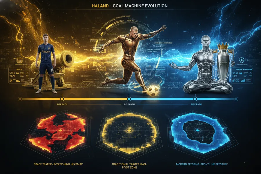 哈兰德:进球机器的崛起路径与战术适配性 哈兰德:进球机器的崛起路径与战术适配性