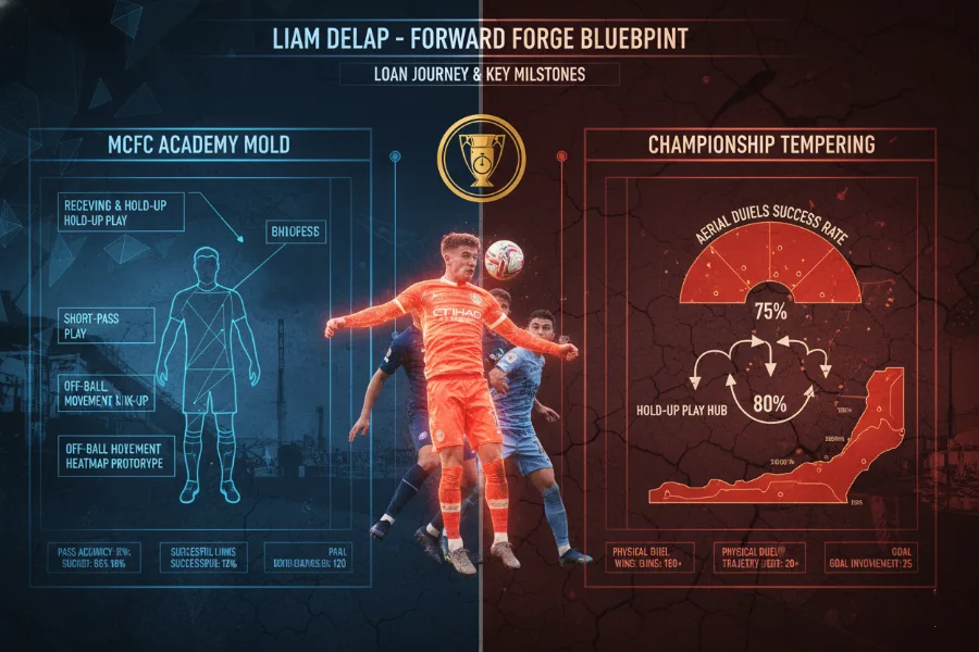 汤米·德拉普:曼城青训前锋的支点作用与英冠历练 汤米·德拉普:曼城青训前锋的支点作用与英冠历练