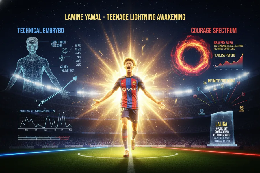 拉明·亚马尔:16岁西甲最年轻进球者的技术与胆识 拉明·亚马尔:16岁西甲最年轻进球者的技术与胆识